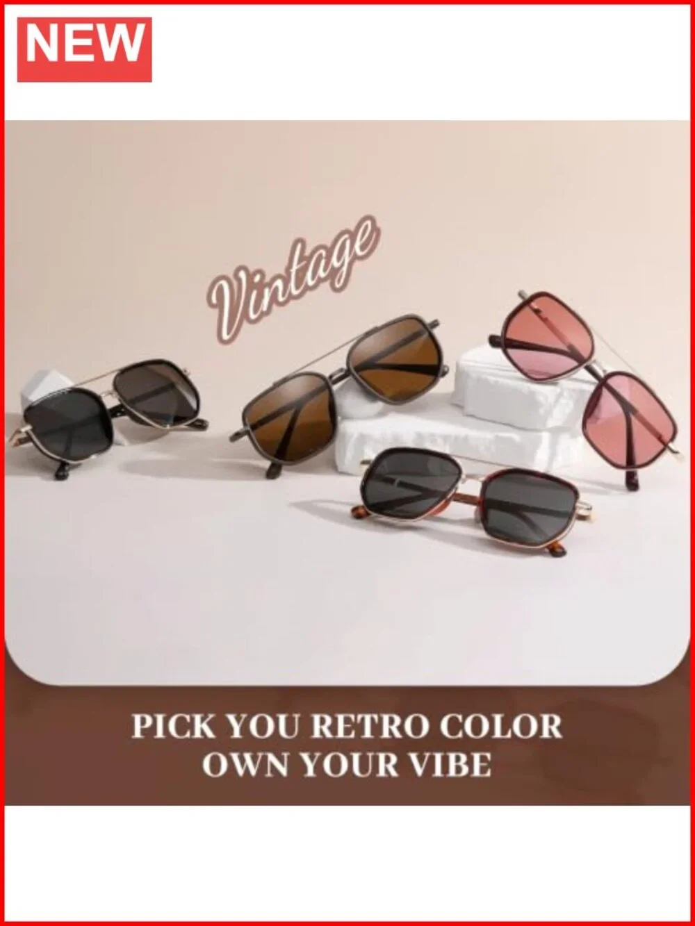 Metal Frame Polarized Aviator Sunglasses with UV400 Protection, Scratch